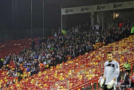 Pars Fans at Pittodrie