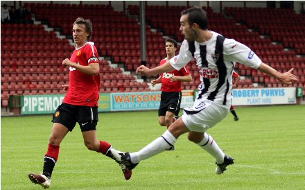 Nick Phinn v Manchester United