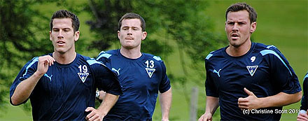 Liam Buchanan, Paddy Boyle and Andy Barrowman