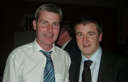 Stephen Kenny with Scott Thomson