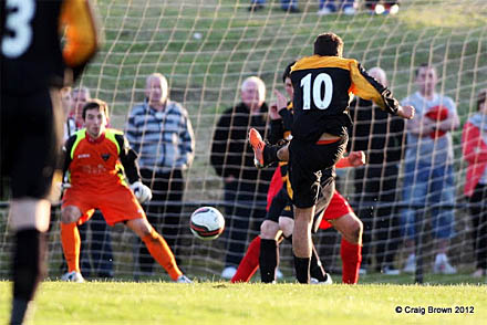 John McDiarmid score for Lochgelly v Dunfermline