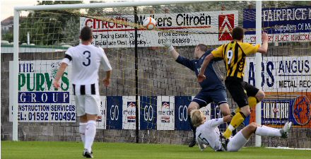 East Fife goal