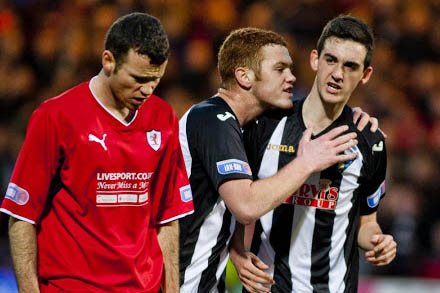 Shaun Byrne v Raith Rovers