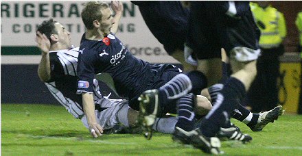 Second goal v Raith Rovers