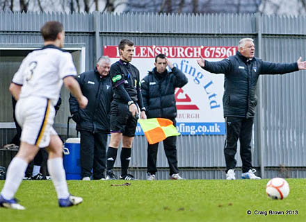 Dugout at Dumbarton