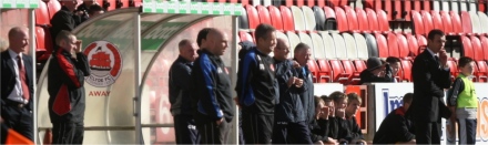 Dugout at Broadwood 21/03/09