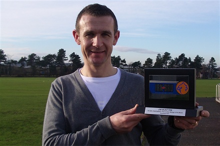 Jim McIntyre Manager of the Month