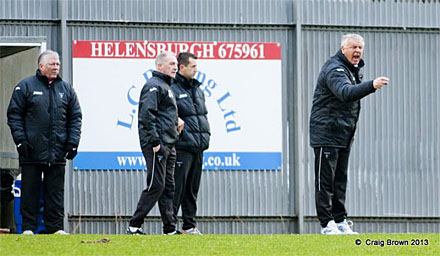 Dugout at Dumbarton