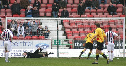 Harkins scores for Partick Thistle v Dunfermline 14/03/09