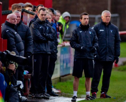 Dug out at Brechin