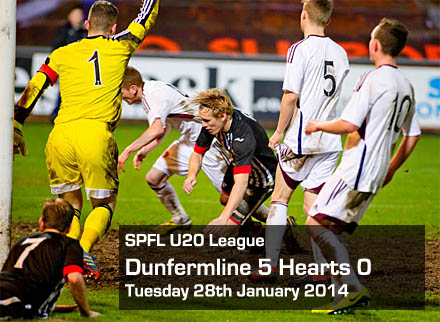 Dunfermline 5 Hearts 0