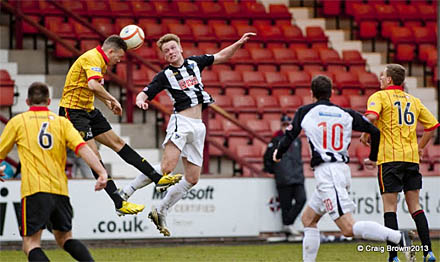 Chris Kane v Partick Thistle