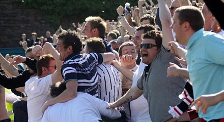 Fans at Cappielow