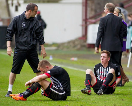 Dunfermline lose play off final