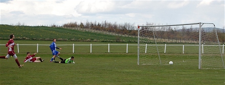 Paul Willis scores v Arbroath