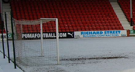 East End Park, Dunfermline lunchtime Friday 18th December