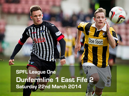 Dunfermline 1 East Fife 2