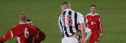 Jamie Mole on his Pars debut v Clyde in the Homecoming Scotland Scottish Cup 10/01/09