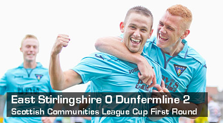 East Stirlingshire 0 Dunfermline 2