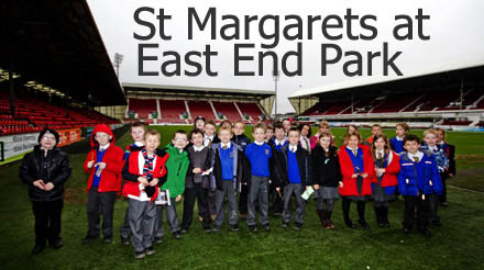 St Margarets Primary School visits East End Park