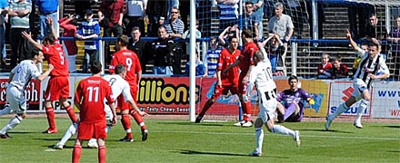 Steven McDougall opens the scoring