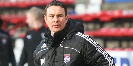 Derek Adams at East End Park 21/02/09