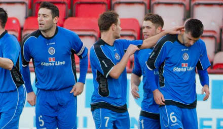 No goal celebration from Steven Bell