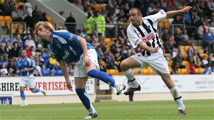 Graham Bayne&#039;s first competitive goal for Dunfermline Athletic