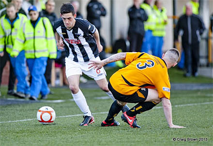 Shaun Byrne v Alloa Athletic