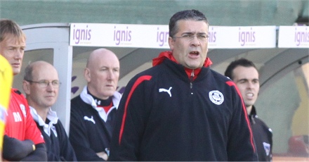 Ian McCall at Firhill