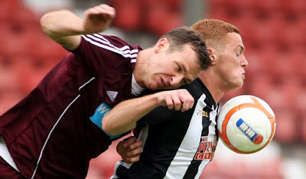 Ryan Thomson v Hearts 21st July 2102