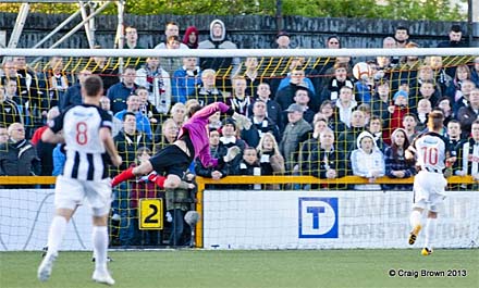 Alloa`s second goal v Dunfermline