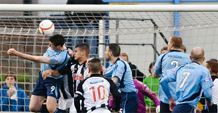 Chris Templeman scores for Forfar