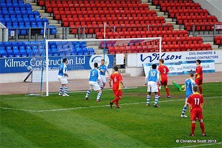 Declan OKane scores Pars third