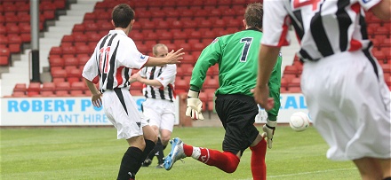 Alex Burke scores opener