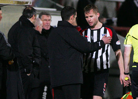 Dug out v Inverness