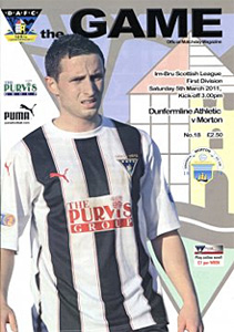 Dunfermline Athletic Match Day Programme