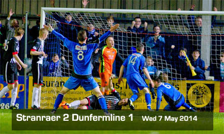 Staranraer 2 Dunfermline 1