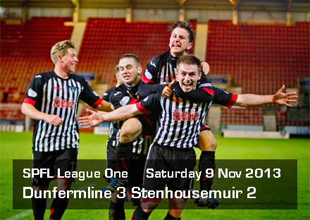 Dunfermline 3 Stenhousemuir 2