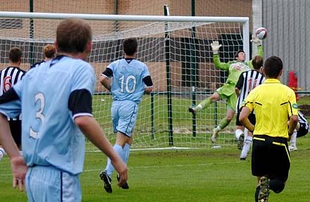 Ryan Goodfellow pulls off another fine save