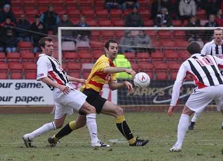 Graeme Holmes v Partick Thistle 14/02/09