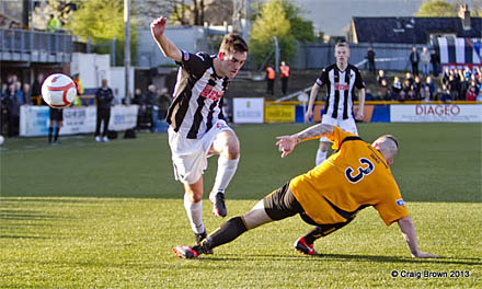 Shaun Byrne v Alloa Athletic