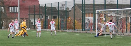 Lawrie Cannon scores v Airdrie United 18/10/09