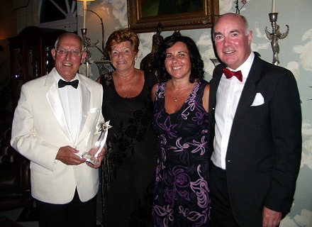 Cammy and Moya Fraser with Iain and Kathy Clark