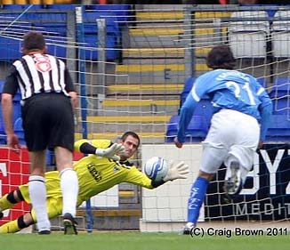 Paul Gallacher penalty save