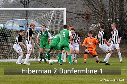 HIBS U19s 2 Dunfermline U19s 1