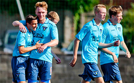 Craig Dargo celebrates goal v East Stirlingshire