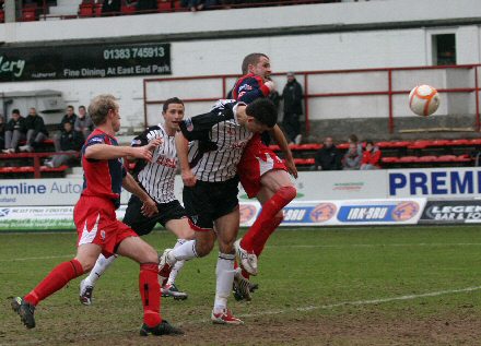 Steven Bell scores v Airdrie United