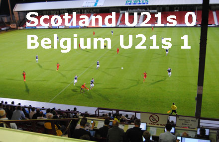 SCOTLAND U21s v BELGIUM U21s