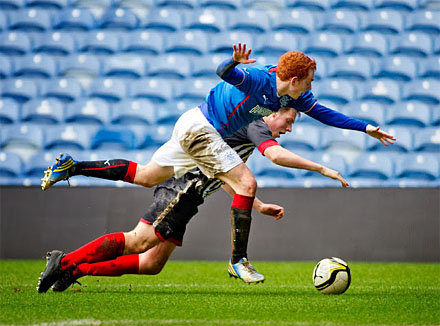 Jordan Moore at Ibrox